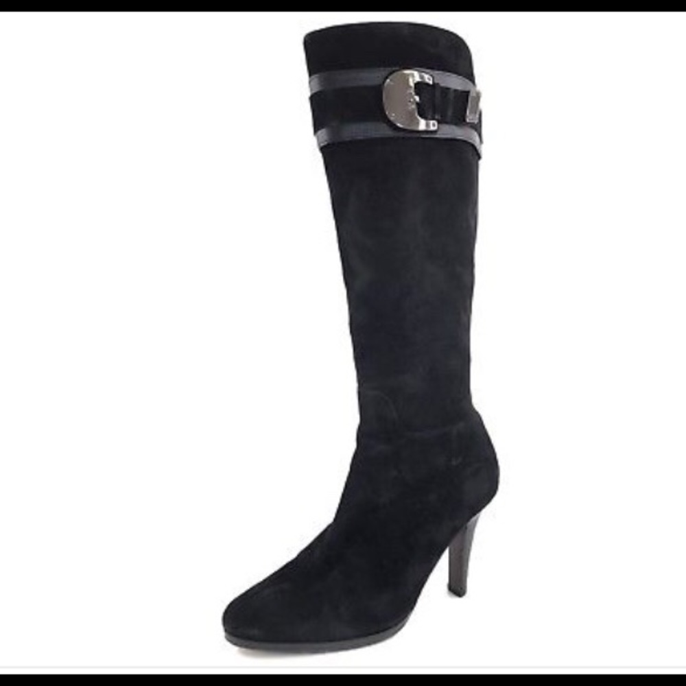 Cole Haan air black Suede Boots
